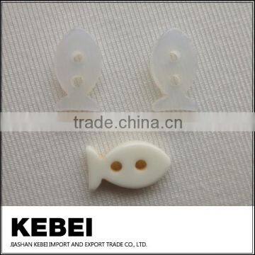 High Quality Fish Button,white Two Hole Button for Shirts photo-3