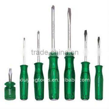 Screwdriver with PVC handle
