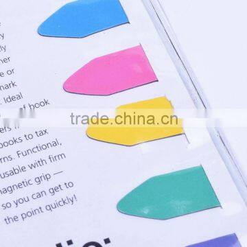 2016 latest personalized colorful mini magnetic bookmark for gift