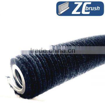 spiral strip brush for machine