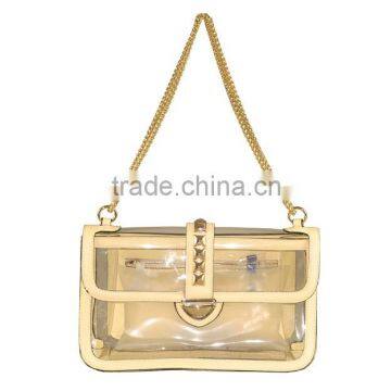 CC40-075 China guangzhou handbag factory clear bag handbag ladies transparent handbags