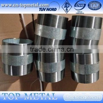 asme best pipe fittings all double thread nipple