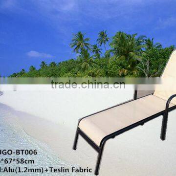 Beach Hotel Garden Aluminium Teslin Chaise Lounge Patio Furniture