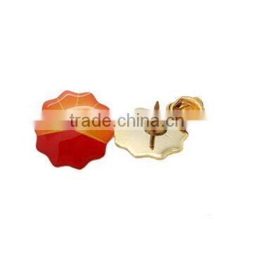 Flower shape butterfly shape badge company logo badge souvenir badge