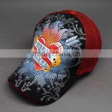 2015 POPULOR COOL 5-PANAL TRUCHER CAP WITH PRINTING