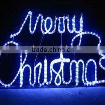 flashing merry christmas led string light