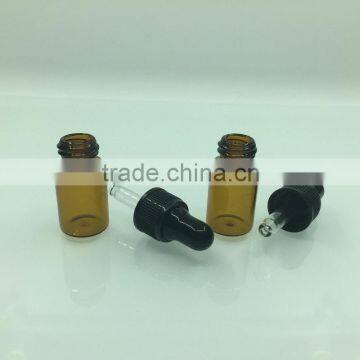 Small Size Essential Oil Bottle 2ml Glass Vial for Perfume, Amber Glass Vial photo-6