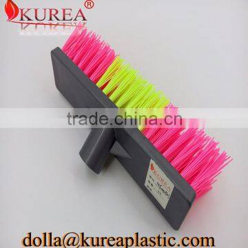 2016 good quality colourful hard plastic brush broom