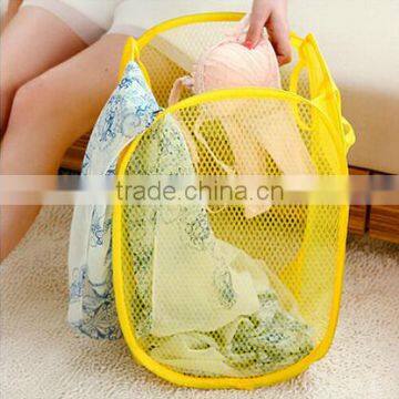 YIWU RODA Polyester Mesh Optional Multicolor Optional Folding Laundry Basket photo-2