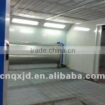 CE approved water screen furniture spray booth