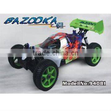 ERC081 1/8 4WD Off-Road Nitro rc Buggy 21/27/28cxp Engine