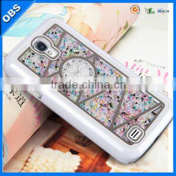 2014 new design flow rhinestone mobile phone case (OBS-M4012)