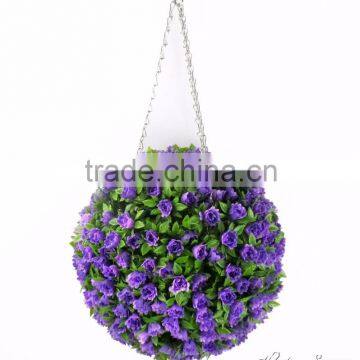 High quality best price artificial hanging flower balls for wedding decor