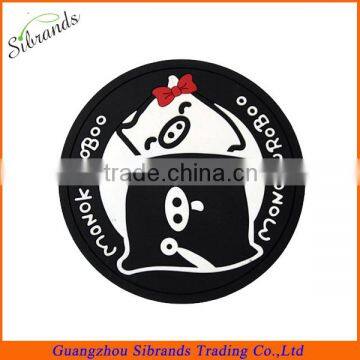 promotional round rubber coaster