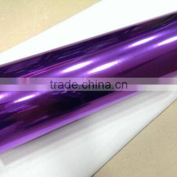 car chrome foil with strong stretchable 1.52*20m per roll