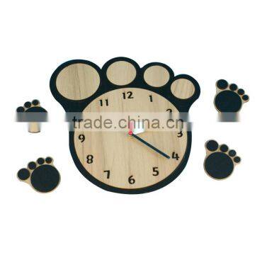 2015 new decorative fashion wooden wall clock
