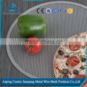 Aluminum mesh pizza pan screen