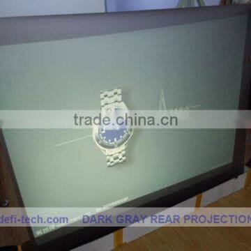 Supply transparent holographic rear projection film/foil from $35