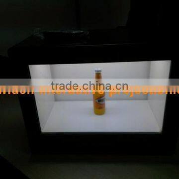 semi-transparent display screen with better supply