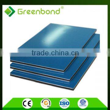 Greenbond pvdf waterproof decorative outdoor wall panel acp