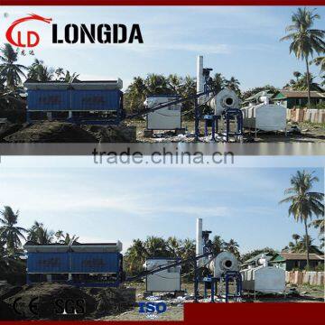 80tph asphalt drum mixers with bitumen pot-heating equipment