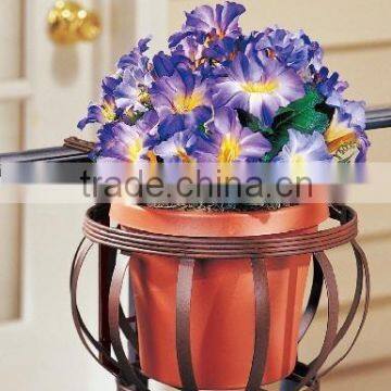 Factory Over the Rail Flower Pot basket Holder hot sell in alibaba