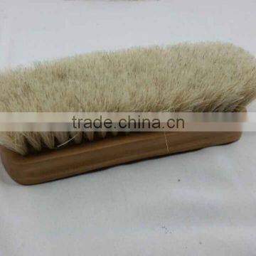 Shoe Brush Beech Wooden Handle With Horse Hair