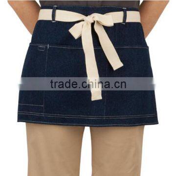 Denim Waist Apron With Webbing Strap