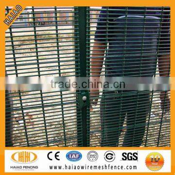 hot dipped galvanized and pvc coated 358 security fence panel