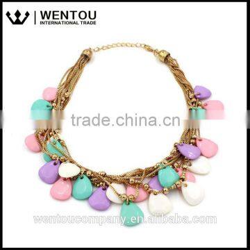 Hot Selling The New Design Multicolor Acrylic Necklace