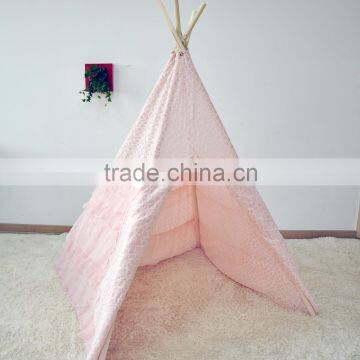 4-Walls PINK LACE Teepee Kids Tent Wigwam Indoor Tipi Playhouse Playroom photo-4