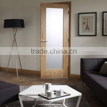 Modern Frosted Glass Interior Wooden Bedroom doors                        
                                                Quality Choice