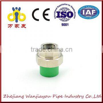 Green Color High Quality Ppr Fitting Female Thread Union