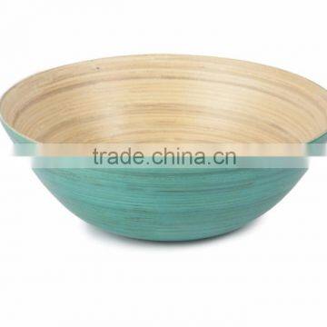 Best selling eco friendly bamboo salad bowl from vietnam