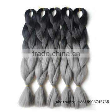 Hot selling Synthetic Ultra Ombre Jumbo Braiding, Synthetic Hair Braid, XPression Braid                        
                                                Quality Choice