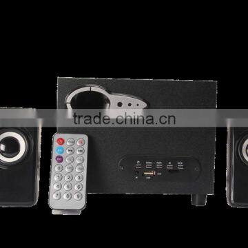 High quality manufacturer in china Wooden 2.1speaker