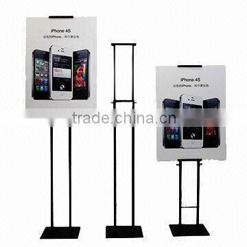 Advertising display floor standing poster display poster display stand