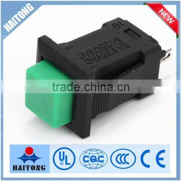 2pin blue square head flashlight push button switch with long body