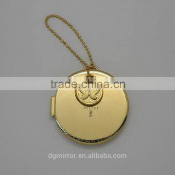 Metal pocket mirror, double sided mirror, smart mirror of cosmetic, wedding favor, two way mirror