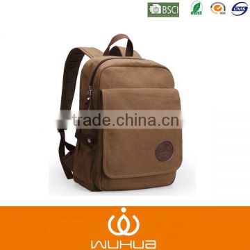 Amazon Functional Vintage Canvas Laptop Backpack For Travel