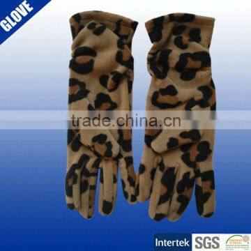 women polar fleece gloves with thinsulate lining