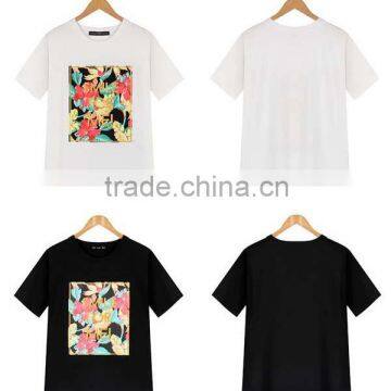 High Quality Custom Slim Fit Designed T-shirt Printing photo-2