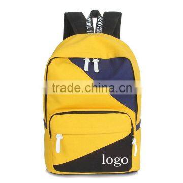 Korean candy color canvas backpack yellow blue red black wholesale