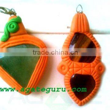 TIBETAN HEALING PENDANTS : Wholesale prices Agate Guru Exports