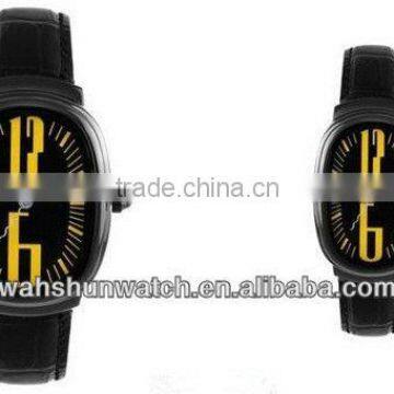 fancy nice custom design watch oval shape