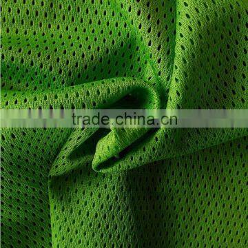 China textile fabric 100% polyester mesh fabric for Sport Lining