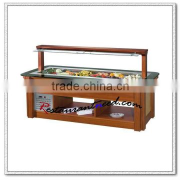 C260 Marble Island Type Fancooling Salad Bar Equipment