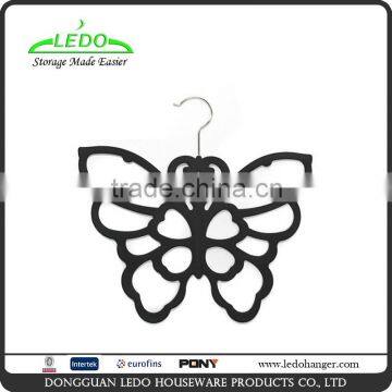 Non-Slip Velvet Butterfly Scarf Hanger Belt Hanger tie Hanger Scarf Holder/.