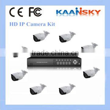 2015 New hot sale 1mp and 2mp 8ch poe nvr kit with high quality