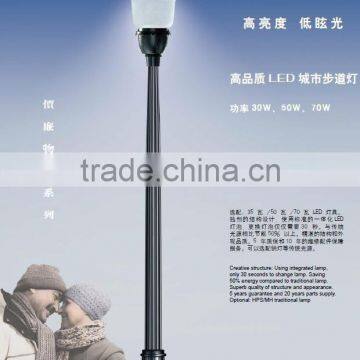 2015 30w 50w 70w China manufacturer hot sale die-casting aluminium beautiful Garden Light warrenty for 5 years